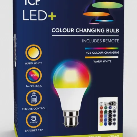 (132/P) Contents Of Large Box – A Quantity Of Mixed Bulbs. Lot Includes TCP Smart & Vintage Bulbs,