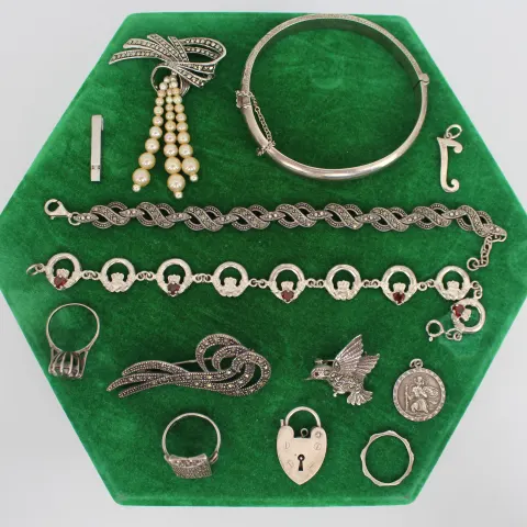 Collection of Vintage Silver Sterling 925 Jewellery