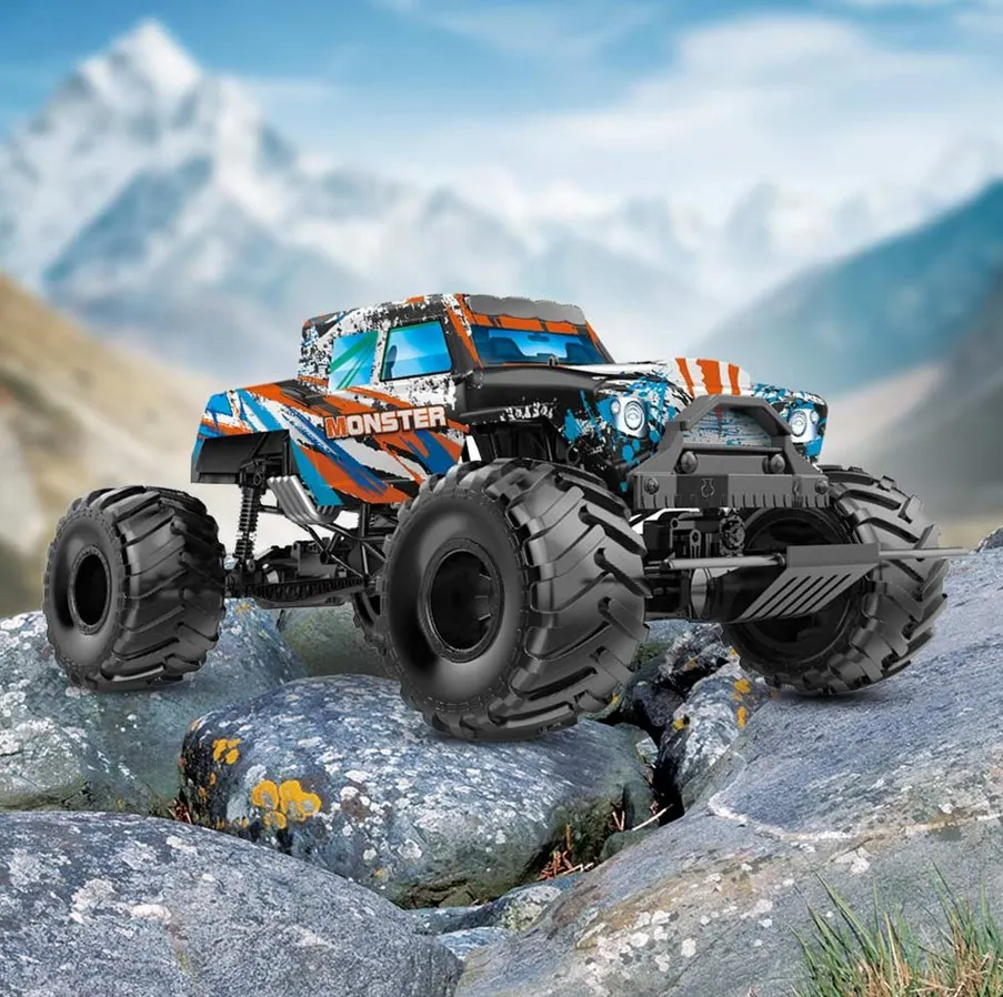 (200/10A) Lot RRP £158. 2x Red5 1:6 Scale RC Rock Monster 4WD Radio Controlled Monster Truck RRP £7