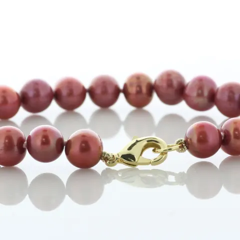 Freshwater Cultured 7.0 - 7.5mm Pearl Bracelet With Gold Plated Clasp