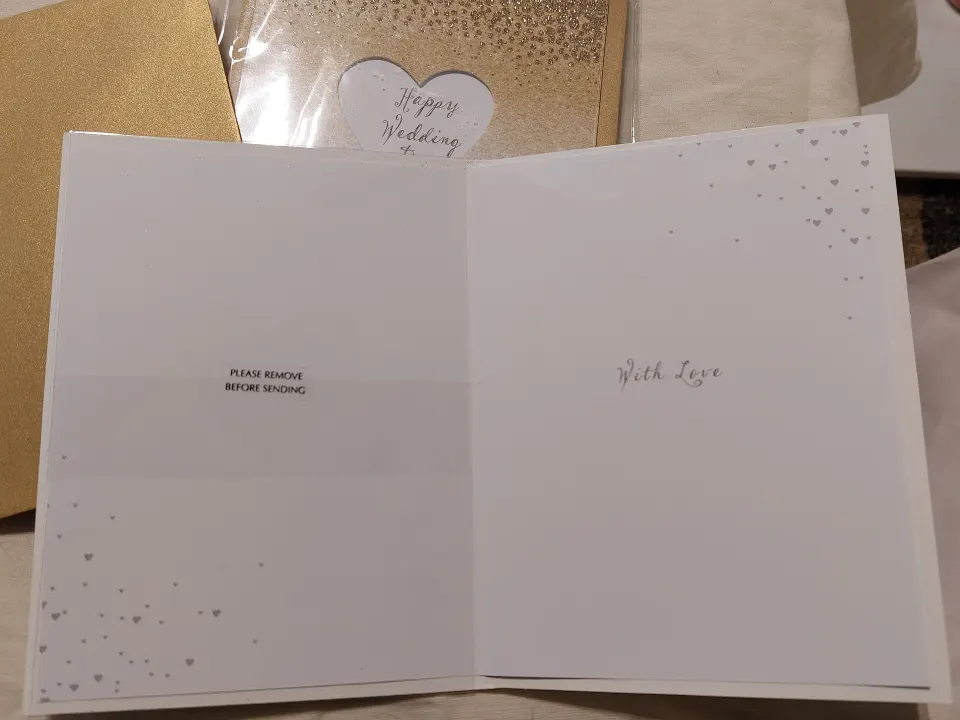 Wedding greetings cards.  Ombre filter RRP £3 each. Box of 36