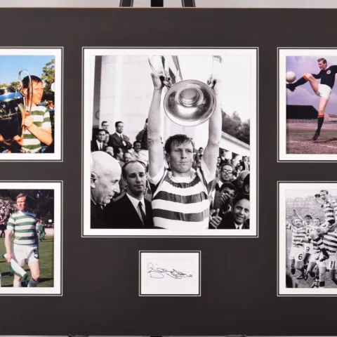 BILLY MCNEILL original signed presentation