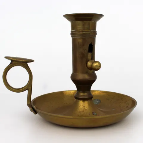 Antique Brass Chamberstick