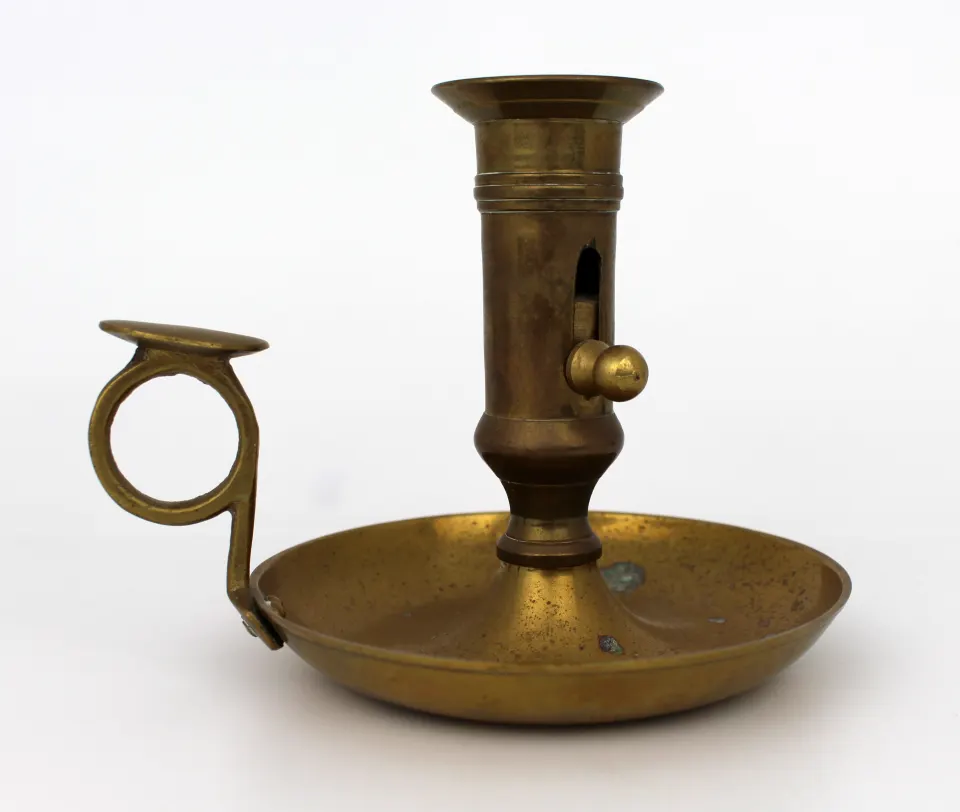 Antique Brass Chamberstick