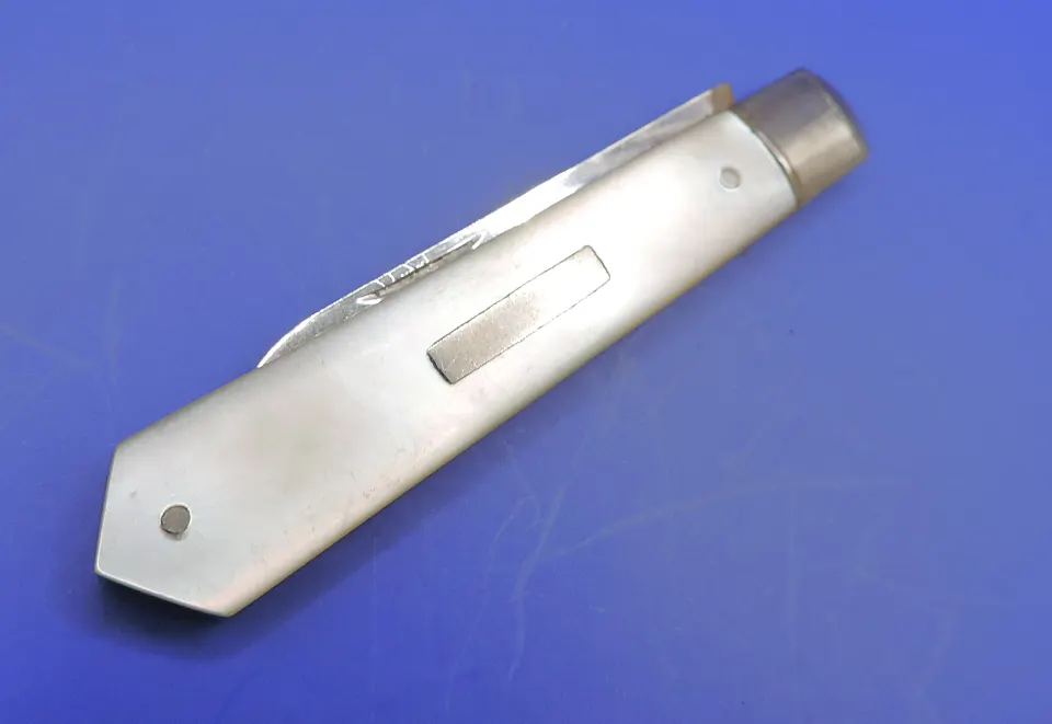 Victorian Silver and Mother of Pearl Fruit Knife 1901