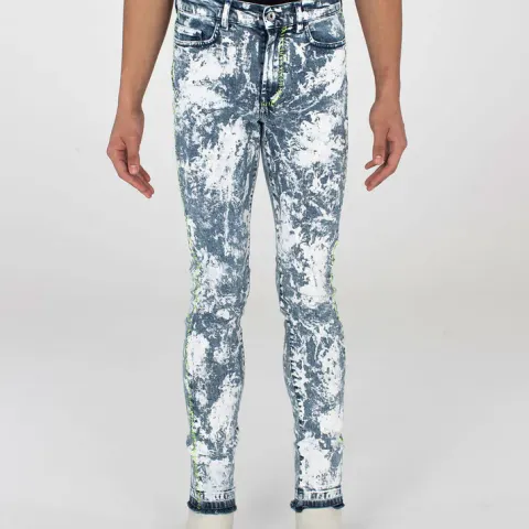MJB Marc Jaques Burton Acid Wash Punk Crixus Jeans, Online Price £495, Size 32