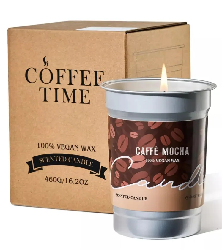 5 x Coffee Scented Candle 350g L17a