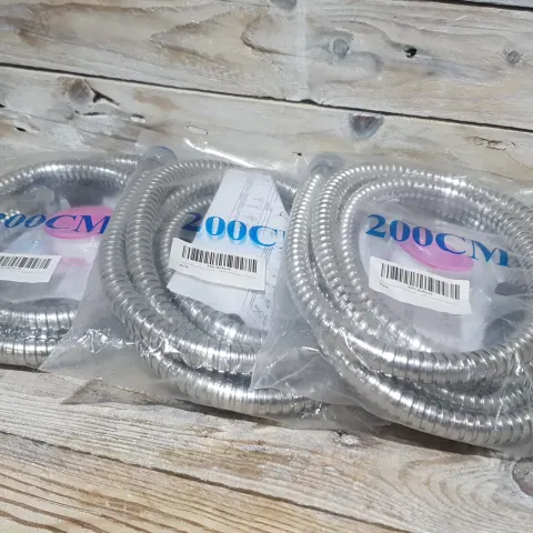 3 x 2 metre Brand New Shower Hoses Rrp £24