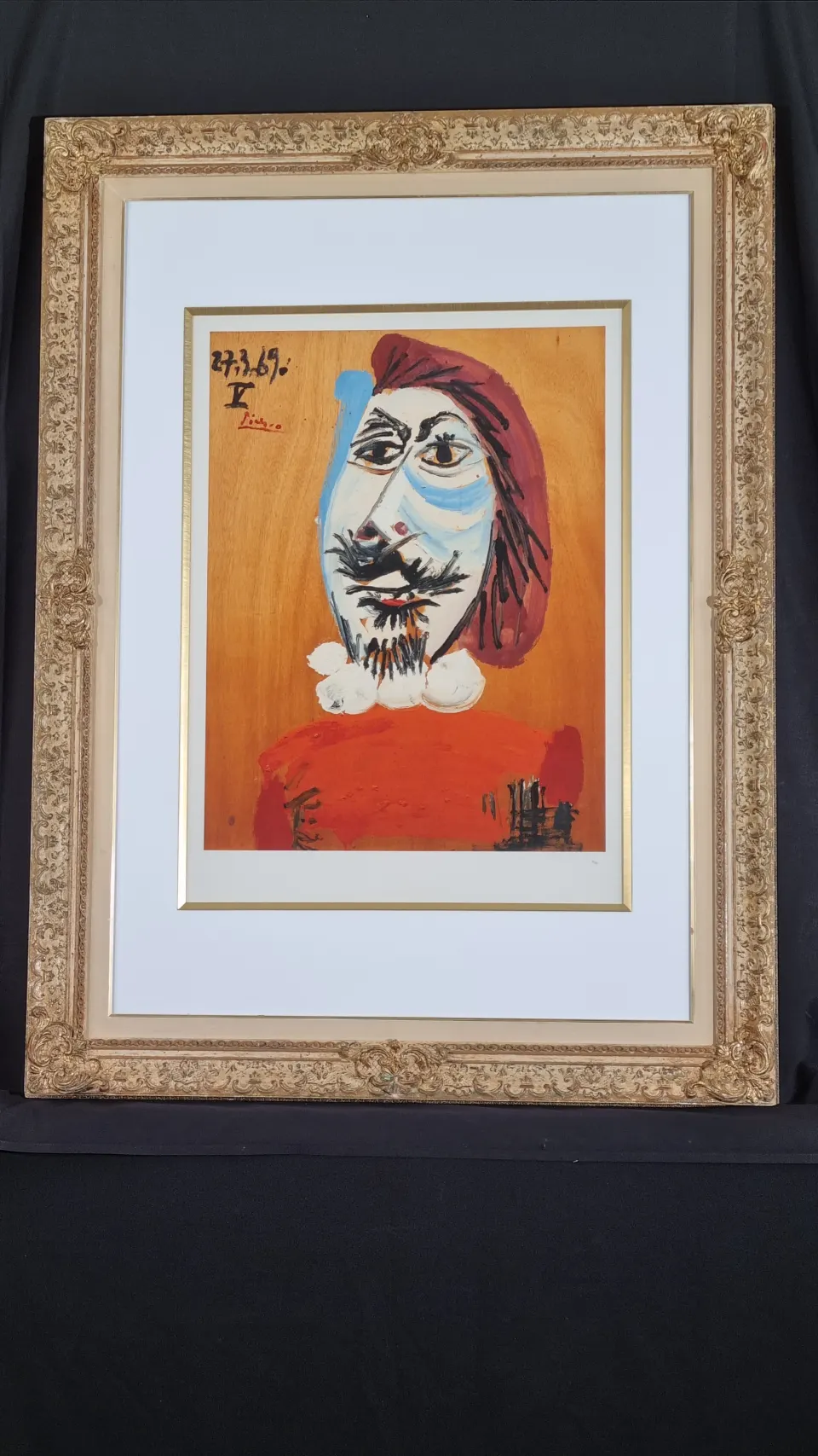 Pablo Picasso ‚ÄúMans Head; Tete D‚ÄôHomme, 1969‚Äù Rare Limited Edition