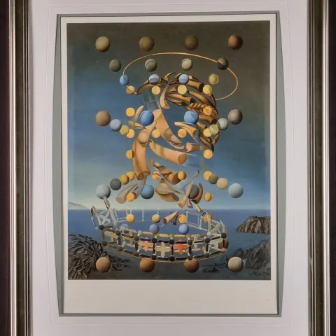 Salvador Dali "The Maximum Speed of Raphael's Madonna, 1954"