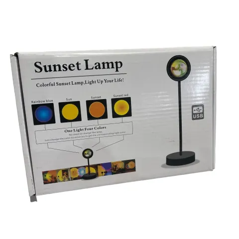 6 x Sunset Atmosphere Desk Lamp 4 Colours USB L13
