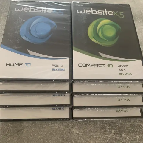 4 x Home 10 and 4 x Compact 10.  WebSite X5