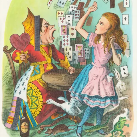  Alice In Wonderland Guinness Metal Wall Art – "Playing Cards"
