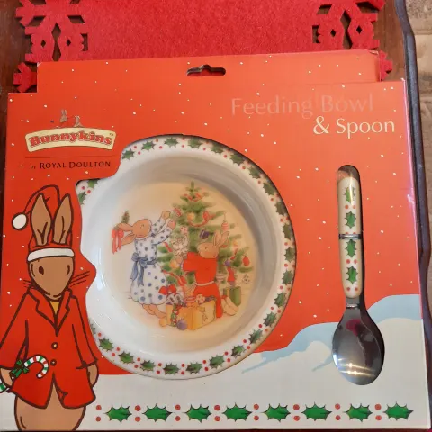 Royal Doulton Bunnykins Bowl and Spoon set