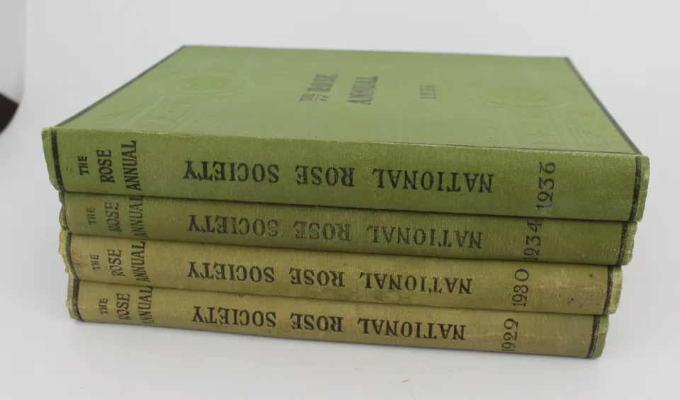 The Rose Annual 4 Volumes National Rose Society