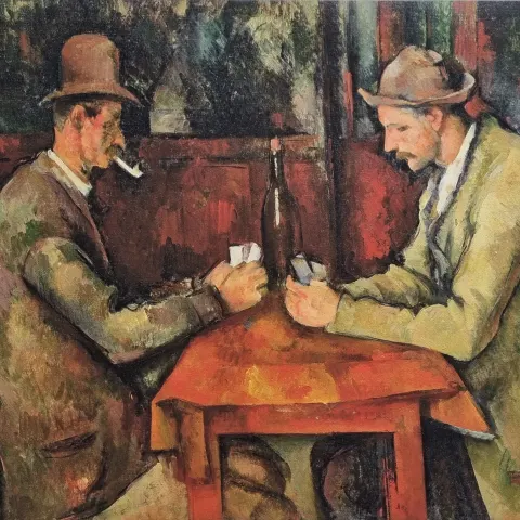 Limited Edition "The Card Players" by Paul Cezanne