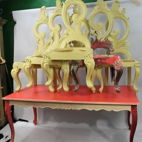 Harrison & Gil Dining Table & 6 Chairs