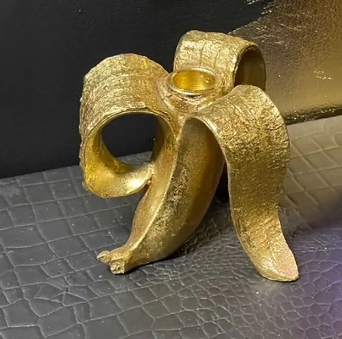 Banana Skin Candle Holder