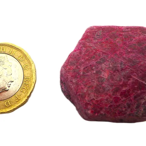 Large 152 Carats Natural Hexagonal Ruby Crystal