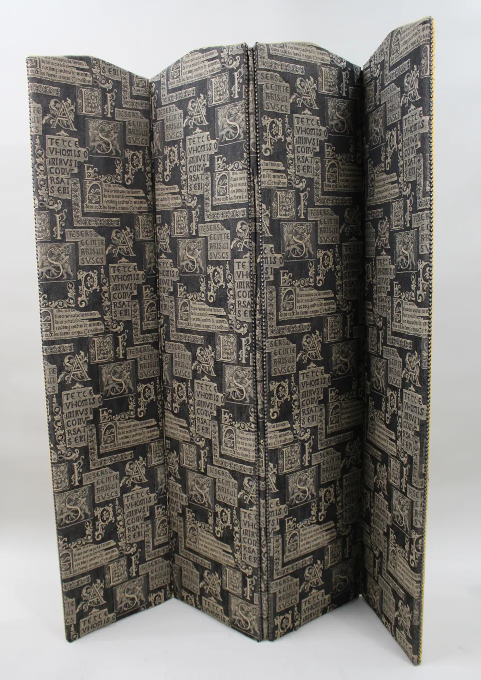 Vintage Four Fold Dressing Screen