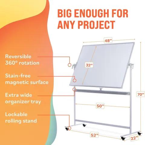 Pallet of Magnetic Whiteboard With Stand