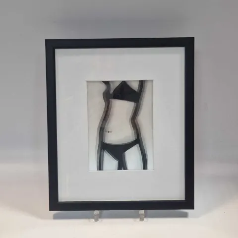 Julian Opie (1958-), 3D Lenticular Moving Image, in Sepia, Walking,Dancing,Undressing, Smoking, 2006