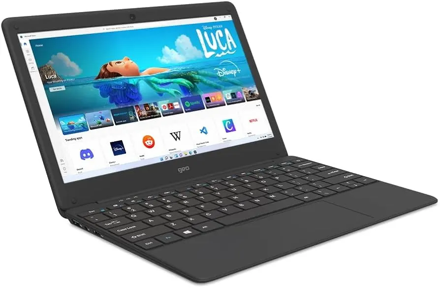 Geobook 1E Windows 11 Pro 11” Intel Celeron N3450 4GB Memory 64GB SSD Webcam WiFi
