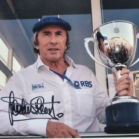 Jackie Stewart Original Signature