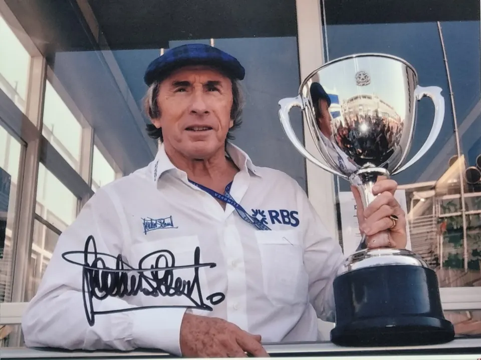 Jackie Stewart Original Signature