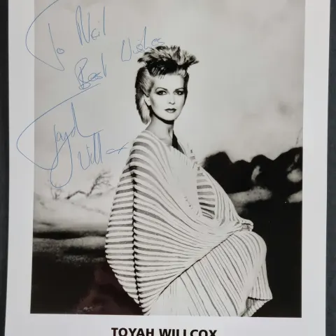 Toyah Wilcox Original Signature