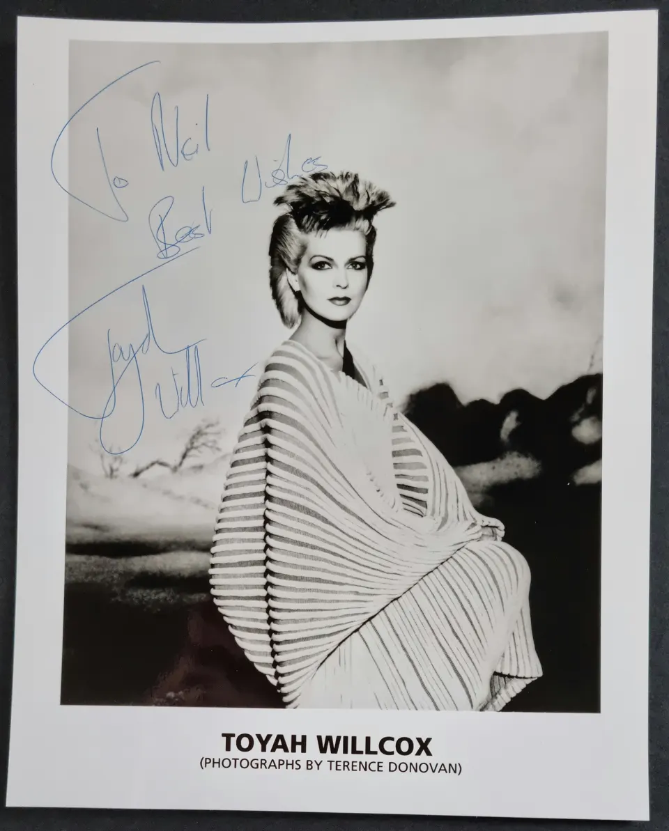 Toyah Wilcox Original Signature