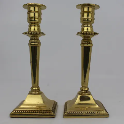 Pair of Vintage Brass Candlesticks