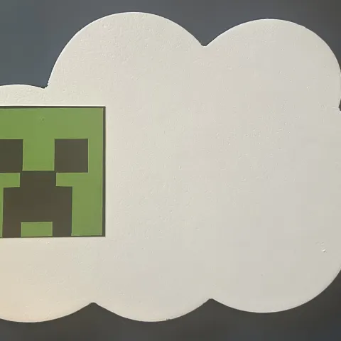 Minecraft Door / Wall Plaque - Any Name can be added.