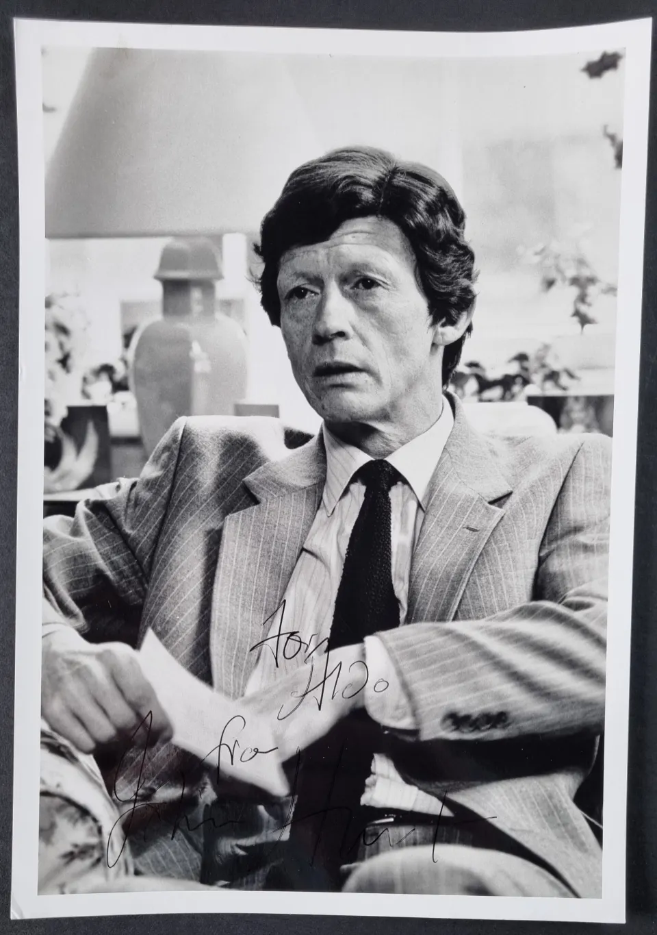 John Hurt Original Signature