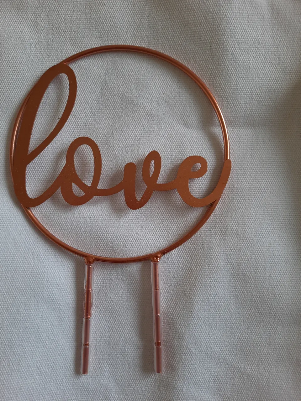 Paperchase Wedding Cake Toppers Bronze RRP £7.00 each x 10