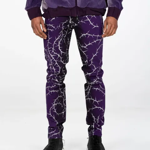 MJB Marc Jaques Burton Thorn Hand Sprayed Crixus Jeans, Online Price £955, Size 33