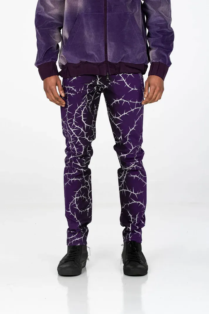 MJB Marc Jaques Burton Thorn Hand Sprayed Crixus Jeans, Online Price £955, Size 33