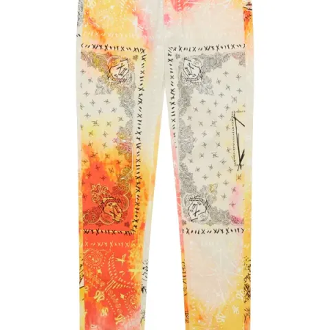 MJB Marc Jaques Burton Crixus Tie-Dye Paisley Jeans, Online Price £263, Size 34