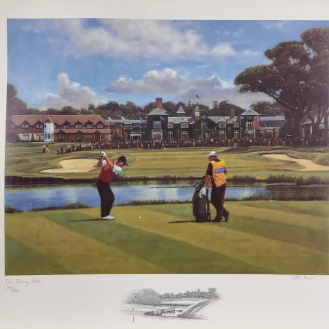 Peter Munro Signed Limited Edition "The Belfry, 18th".
