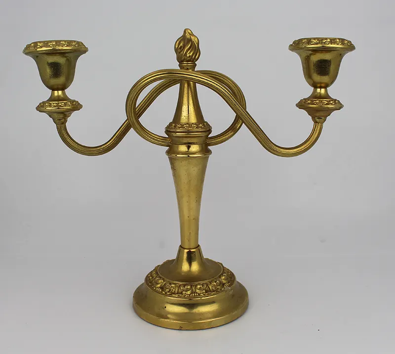Vintage Gold Plated Candelabra