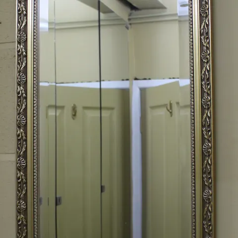 Thin Vintage Gilt Mirror