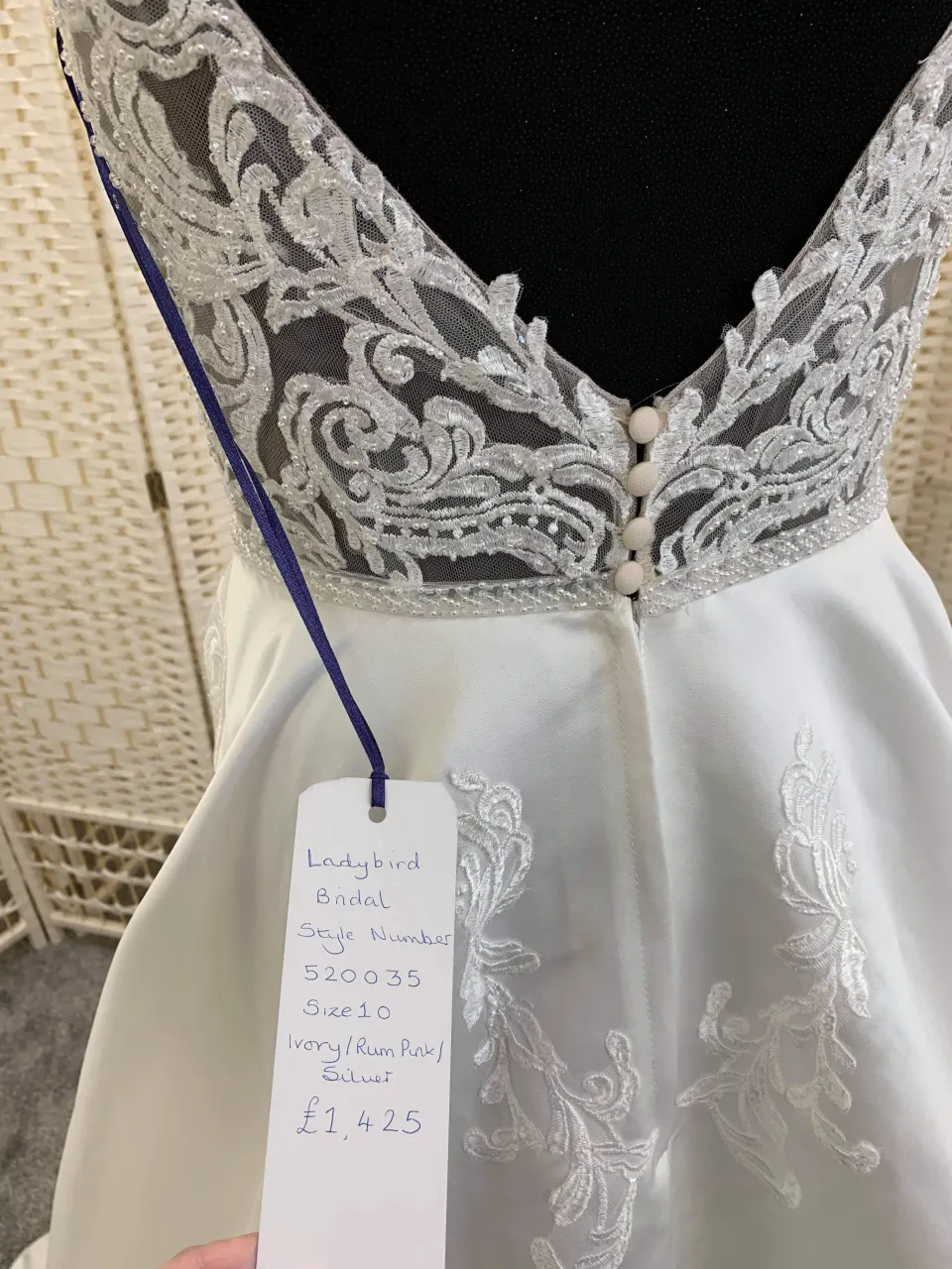Ladybird Bridal wedding dress size 10 LB520028 RRP £1,495