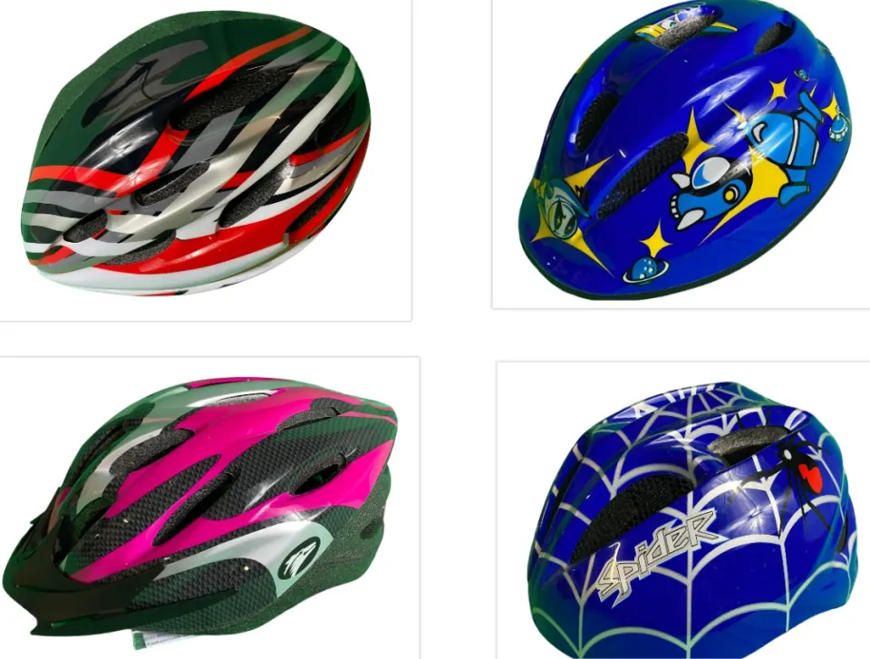 5 x Assorted Adult & Child Bike Helmets (Style may vary)