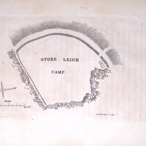 Stoke Leigh Camp 224 Years-Old Historic and Picturesque Clifton Bristol Print-16.