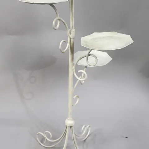 Vintage Painted Metal Stand