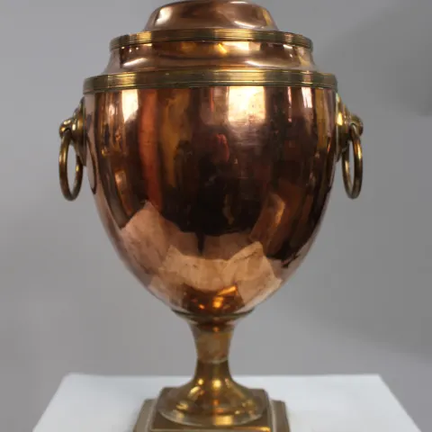 Georgian Adam Style Copper & Brass Samovar