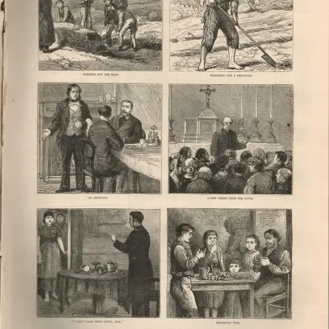 Famine And Distress In The West Of Ireland 1880 Searching for Breakfast