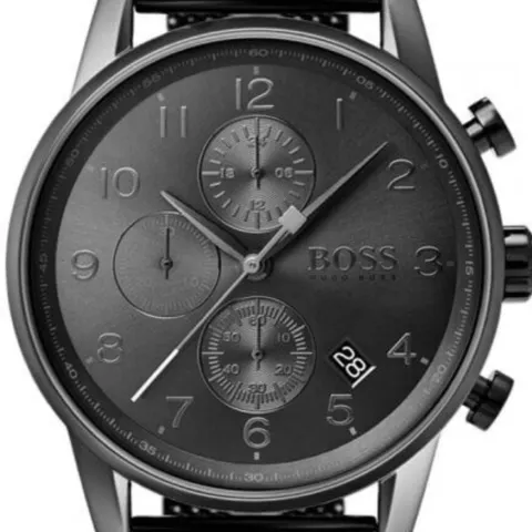 HUGO BOSS HB 1513674 Mens Gunmetal Navigator Watch