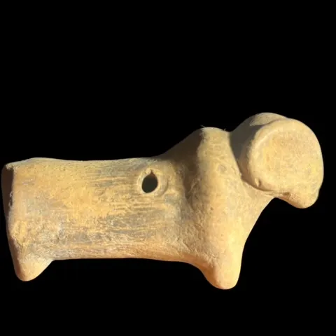 Ancient Style Indus Valley Clay Bull