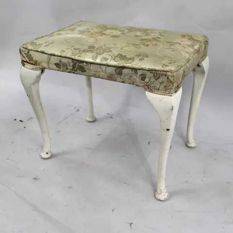 Vintage Shabby Chic Dressing Table Stool